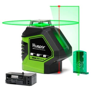 Nivel Láser Huepar 621CG Lineas y Puntos Verdes 360° Grados