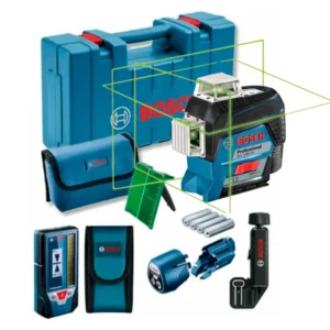 Nivel Laser Verde Bosch GLL 3-80 CG 360 Bluetooth + Receptor