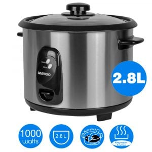 Olla Arrocera Inoxidable Antiadherente Daewoo DI-9536 2.8L