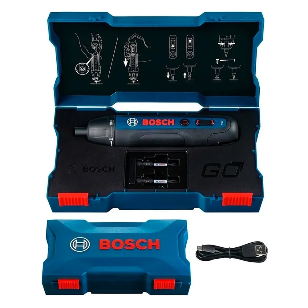 Atornillador A Bateria Bosch Go 3,6 V Torque Electrónico