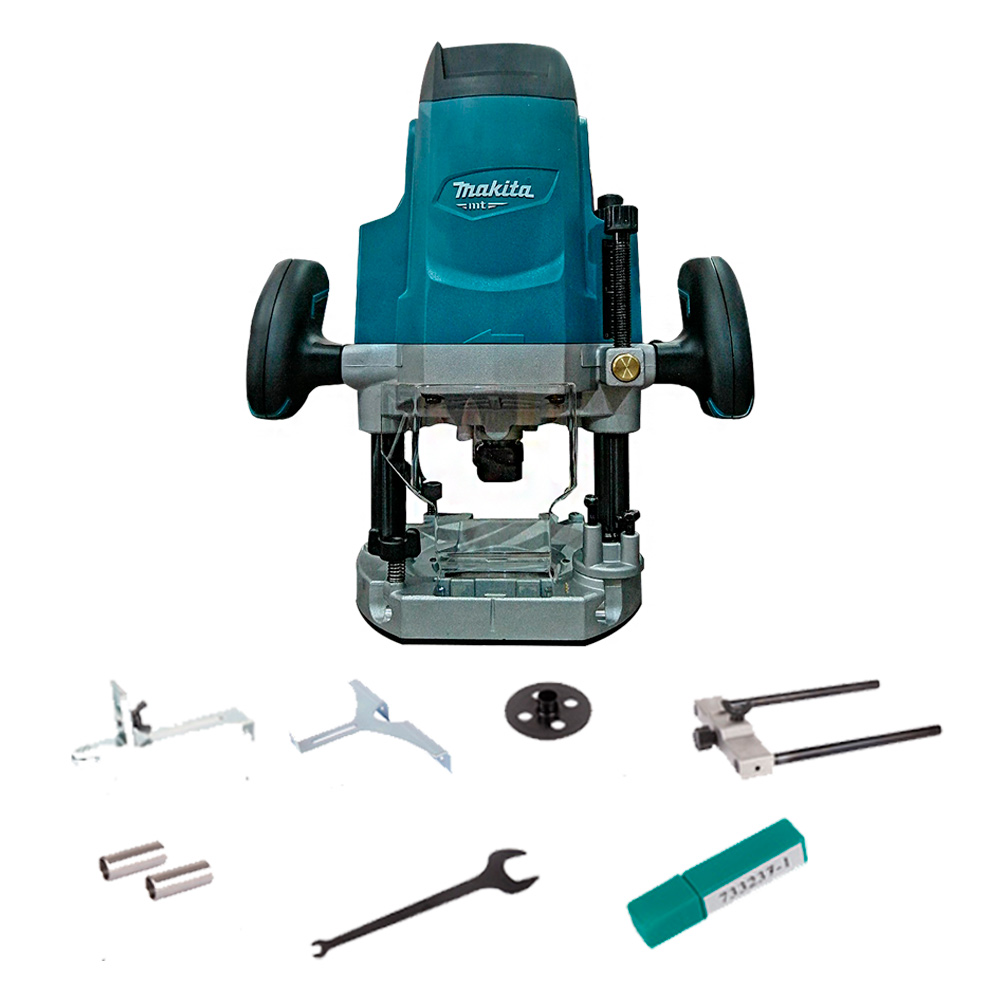 Makita Fresadora Mt 1650 W Boquilla 1/2 Y 1/4 - Centro de Materiales