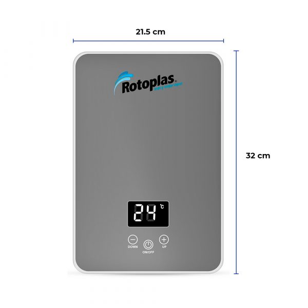 Rapiducha Rotoplas Instantánea Silver Pantalla Digital - Imagen 6