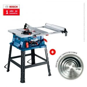 Sierra de Mesa Bosch GTS 254 1800W + 1 Disco de 254mm