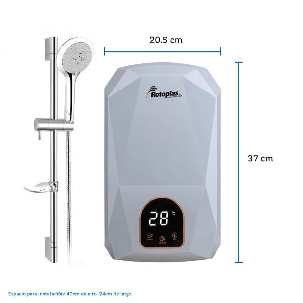 Terma Instantánea Rotoplas Supreme con Sensor 2.6 PSI - Imagen 4