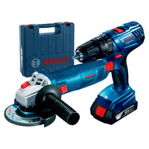 Taladro Bosch GSB 180-LI 18V + Esmeril GWS 700 + 1 Bat +1 Mp