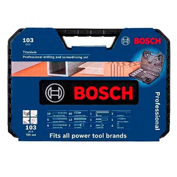 Set de 103 Piezas Bosch + Canguro para Accesorios - Imagen 4