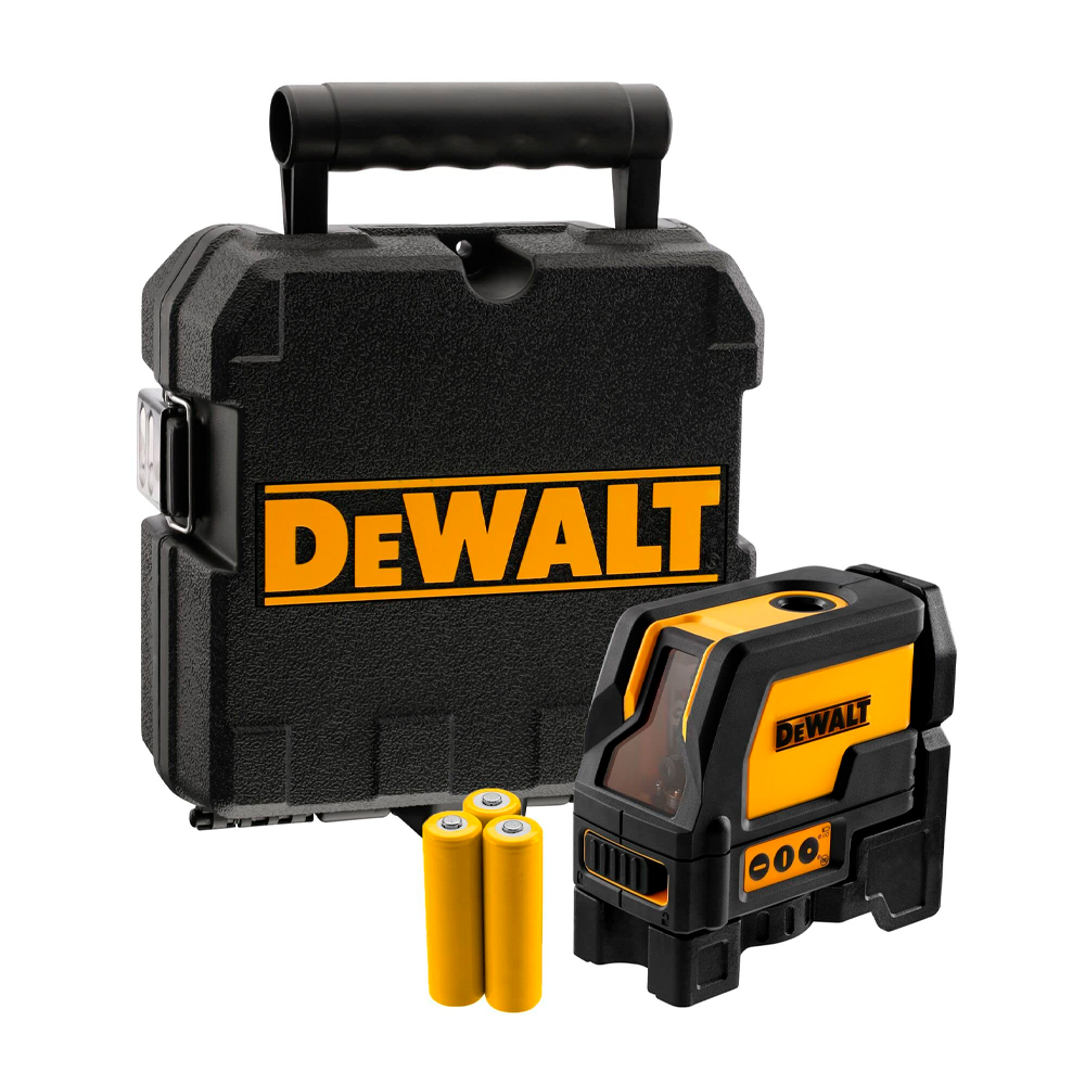 Nivel Láser Dewalt DW0822 LÍneas Puntos Plomada 15 Metros Vultec