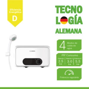 Rapiducha Eléctrica Bosch Essential Ewi 5.5 Kw