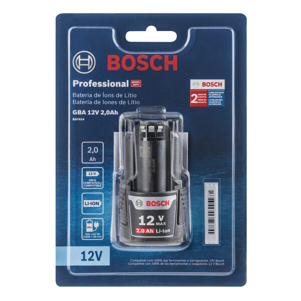 Batería Herramientas Bosch 12v 2.0 Ah GBA 12V Max 2.0 Ah - Imagen 4