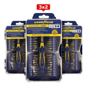 Destornillador Puntas Precisión Goodyear Set 50 Piezas 3X2