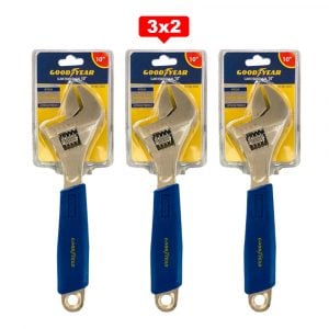 Llave Francesa Ajustable Goodyear de 10 pulgadas 3X2