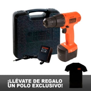 Taladro Atornillador Black & Decker CD121K 12v Maleta