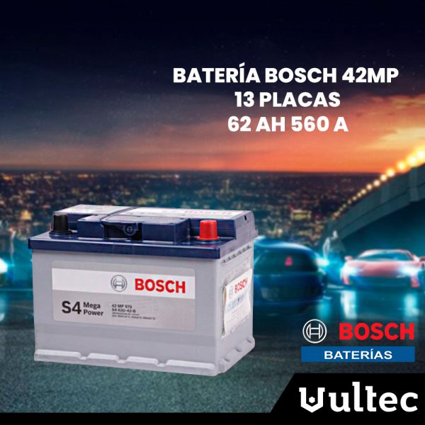 Batería Bosch 42Mp 13 Placas 62 Ah 560 A - Imagen 2