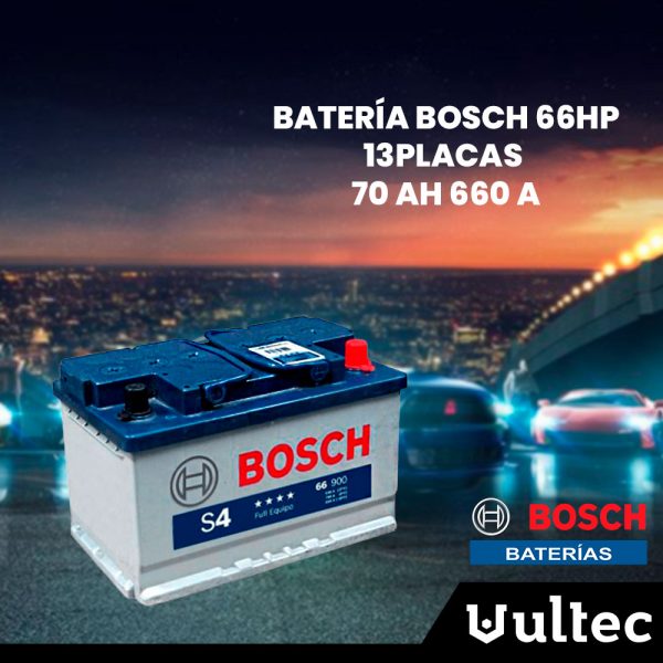 Batería Bosch 66Hp 13 Placas 70 Ah 660 A - Imagen 2