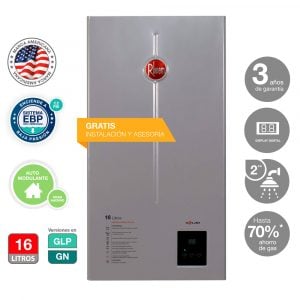 Rheem Terma A Gas Tiro Natural 16 L Gn