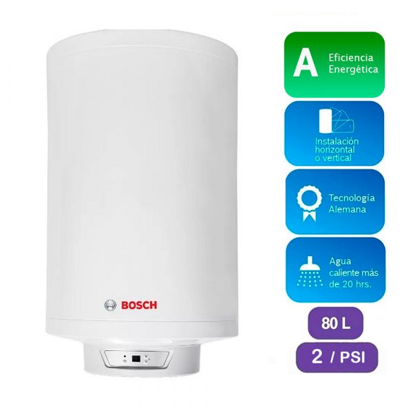 Bosch Terma Eléctrica Top 80L + Kit
