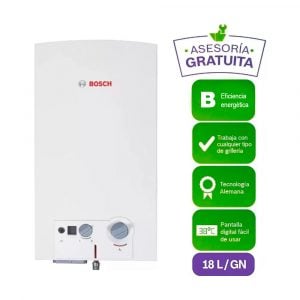 Bosch Terma A Gas Gn Compact 2 18 Lt Digital + Kit