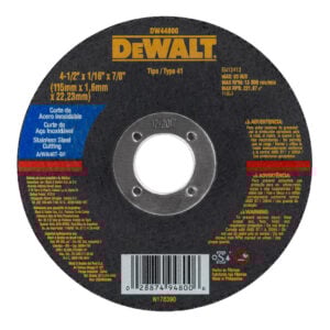 Disco Corte Dewalt DW44800 Inox 4-1/2" X 1.6mm