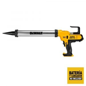 Dewalt Pistola Silicona 20V 600 ml Sin Bat Ni Cargador