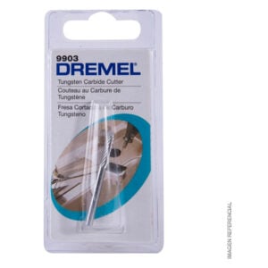 Fresa Recta Carburo de Tungsteno 1/8" Dremel 9903