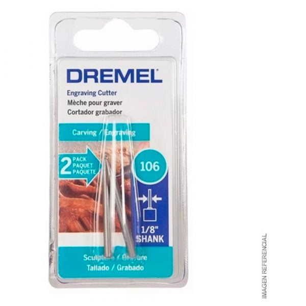 Dremel Fresa De Grabado Redonda 1/16"