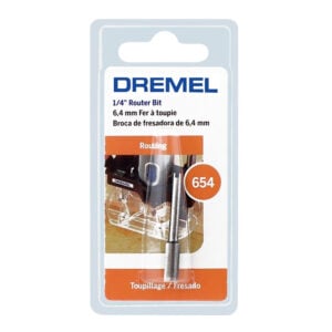 Fresa Recta 1/4" Dremel 654