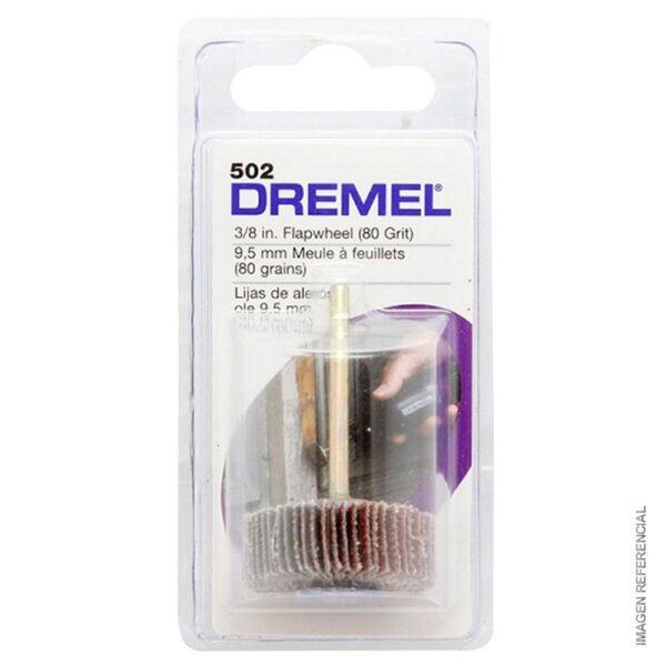 Dremel Disco De Aletas Grano 80 - 3/8" (9,5 Mm)
