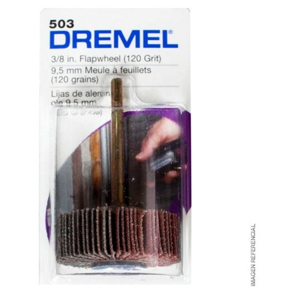 Dremel Disco De Aletas Grano 120 - 3/8" (9,5 Mm)