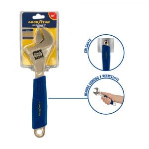 Llave Francesa Ajustable Goodyear de 10 pulgadas