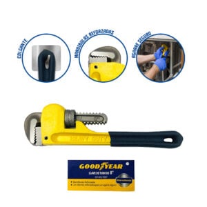 Llave de tubo Stilson Goodyear 8"