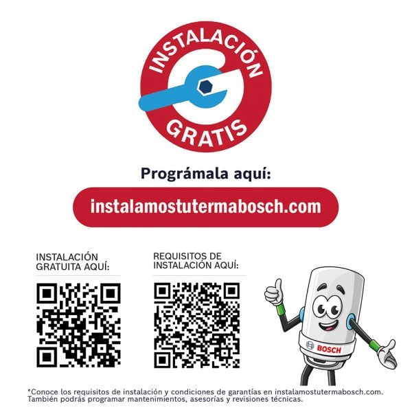 Bosch Terma Eléctrica Nd 50L + Kit - Imagen 7
