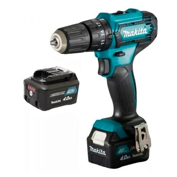 Makita Taladro Percutor 3/8" 12V 30 Nm CXT 2 Baterías 4.0 ah