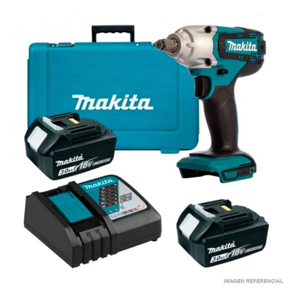 Makita Llave de Impacto 1/2" 190 Nm LXT 2 x 3.0 Ah