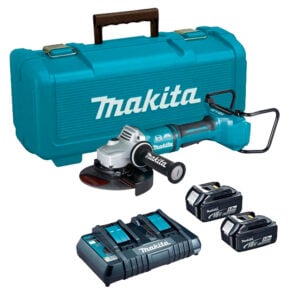 Makita Esmeril Angular 9" 18Vx2 BL XPT F.E 2x5.0 Ah