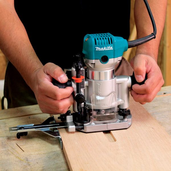 Makita Recortadora Ruteadora 710w + Set Bases - Imagen 4