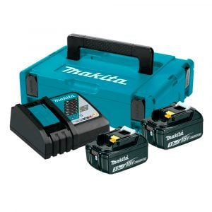 Makpac 2 x 3.0 Ah 18V LXT BL1830B + Cargador Simple Rápido