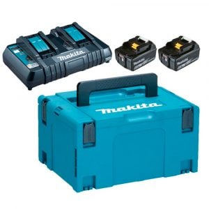 Makita Makpac 2 Baterias 6.0Ah 18V LXT + Cargador Doble