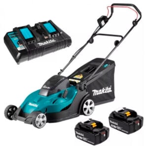 Makita Cortadora De Cesped 43Cm 17" 18V 2 X 5.0 Ah