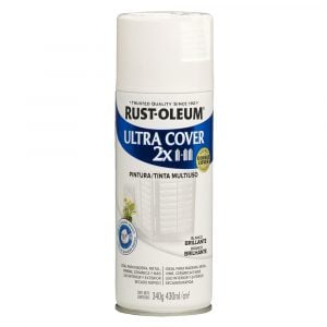 Aerosol Multiusos Ultra Cover 2x Blanco Brillante 340g