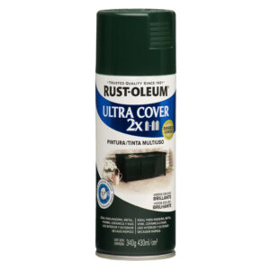 Aerosol Multiusos Ultra Cover 2x Verde Oscuro Brill. 340g