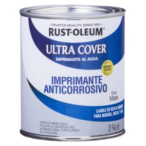 Pintura Ultra C. Imprimante Anticorrosivo al Agua Gris 946ml