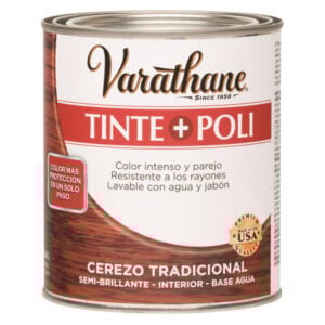 Varathane Tinte para madera+Poliuretano Cerezo Tradi. 0,946L