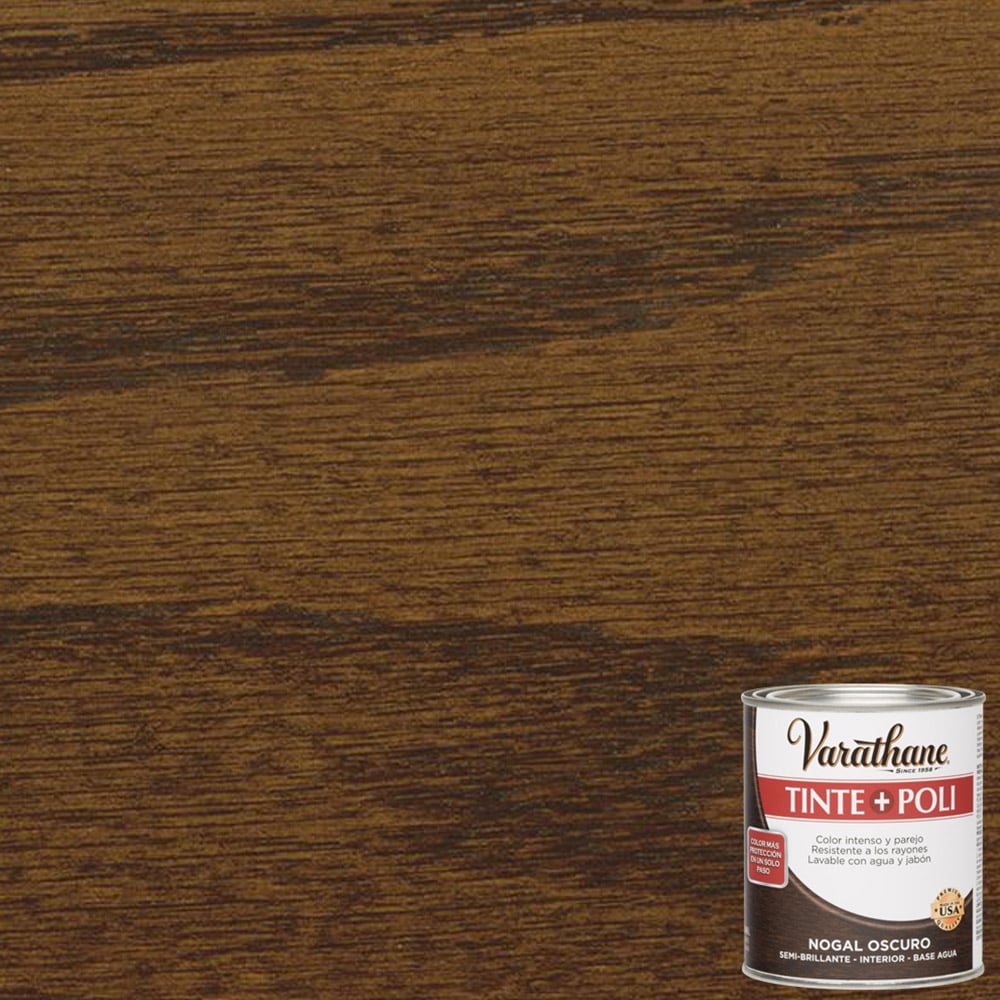 Tinte para madera + Poliuretano Rust Oleum Varathane Nogal Oscuro 0