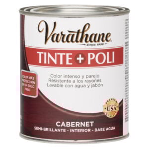 Varathane Tinte para madera+Poliuretano Cabernet 0,946L