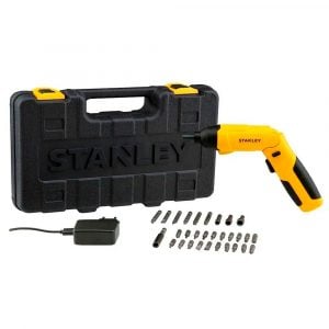 Taladro Atornillador Stanley 4v SCS4K + Set de 30 piezas