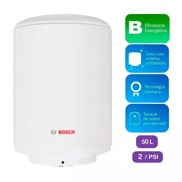 Bosch Terma Eléctrica Nd 50L + Kit