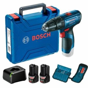 Taladro Percutor Bosch GSB 120-LI 12v + 23 Accesorios
