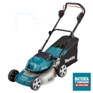 Makita Cortacesped 460 Mm 17" 18V X 2 Sin Batería Ni Carg