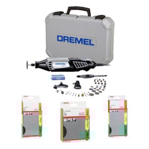 Multitool Minitorno + Kit 9 Esponjas Dremel 4000