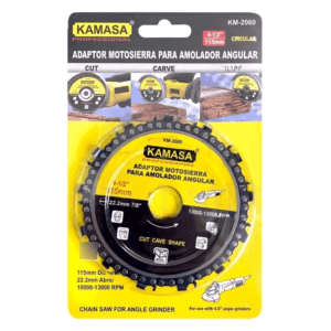 Adaptador Motosierra de Amoladora Kamasa KM2060 4-1/2" 115mm